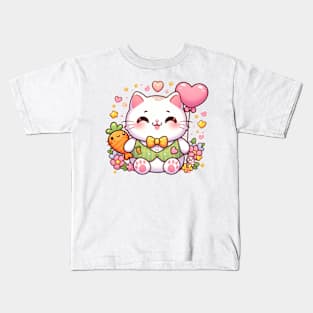 Cute kawaii cat T-Shirt Kids T-Shirt